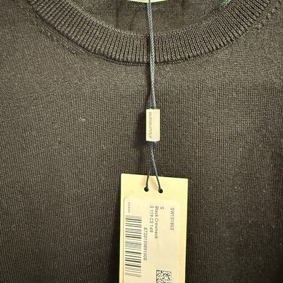 Suitsupply Black Merino Crewneck Size: Small New with Tags - Picture 3 of 7